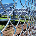 Green Vinyl Chain Link Fence Fabirc